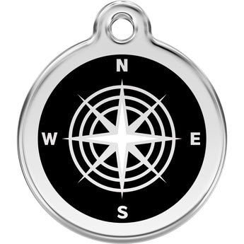 Red Dingo Compass Pet ID Dog Tags