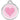 Red Dingo Pink Heart Pet ID Dog Tags