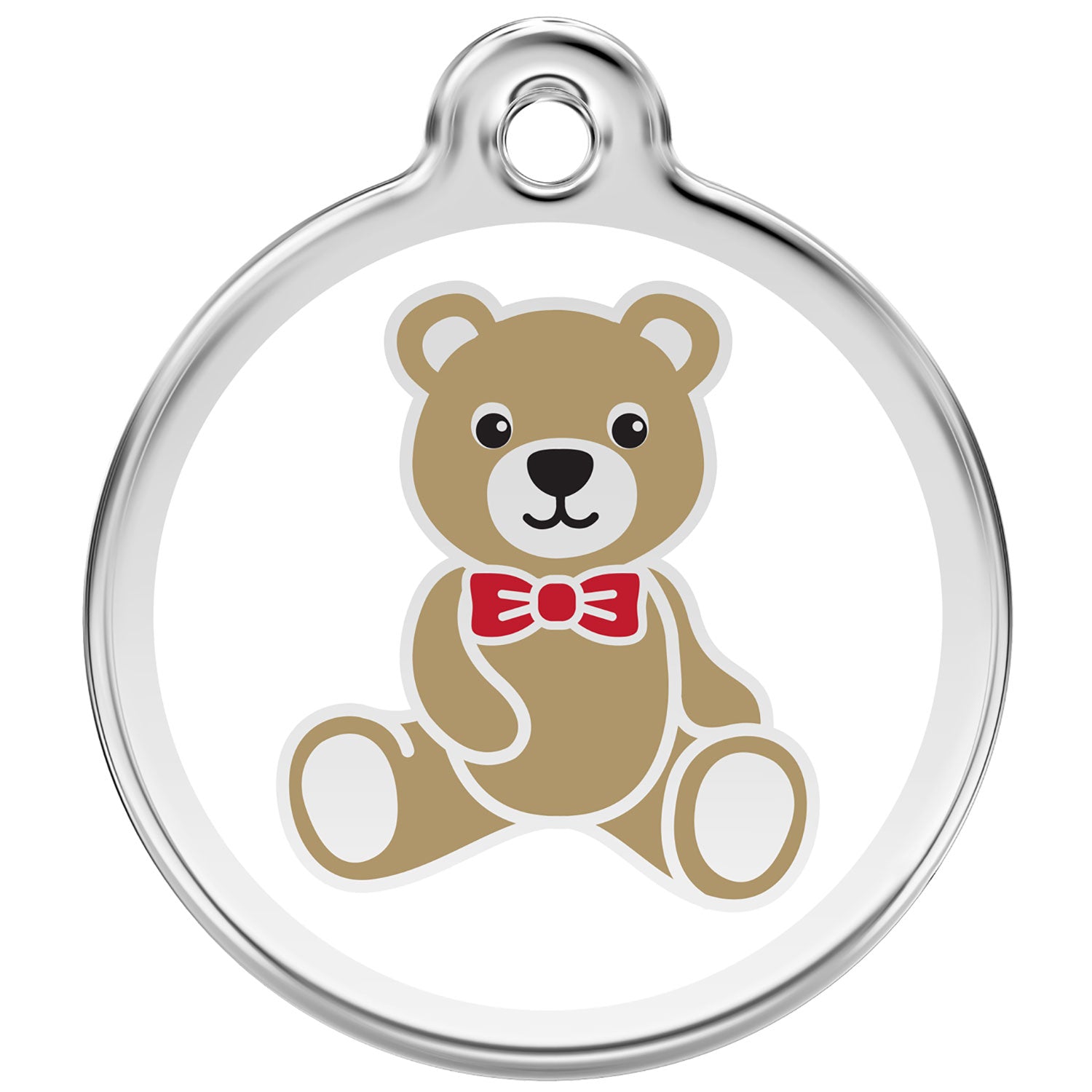 Red Dingo Teddy Bear Tag Pet ID – DogTuff