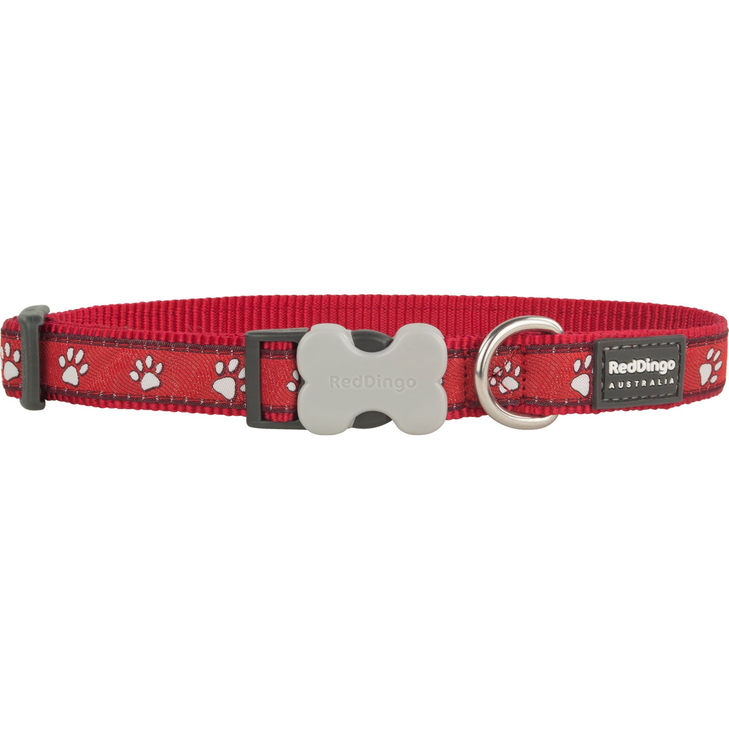 Red Dingo Desert Paws Red Dog Collar – DogTuff - Main Image