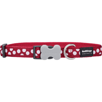 White Spots on Red Dog Collar