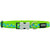 Turquoise Stars on Lime Green Dog Collar