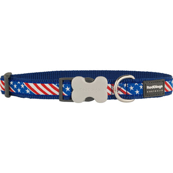 US Flag Dog Collar