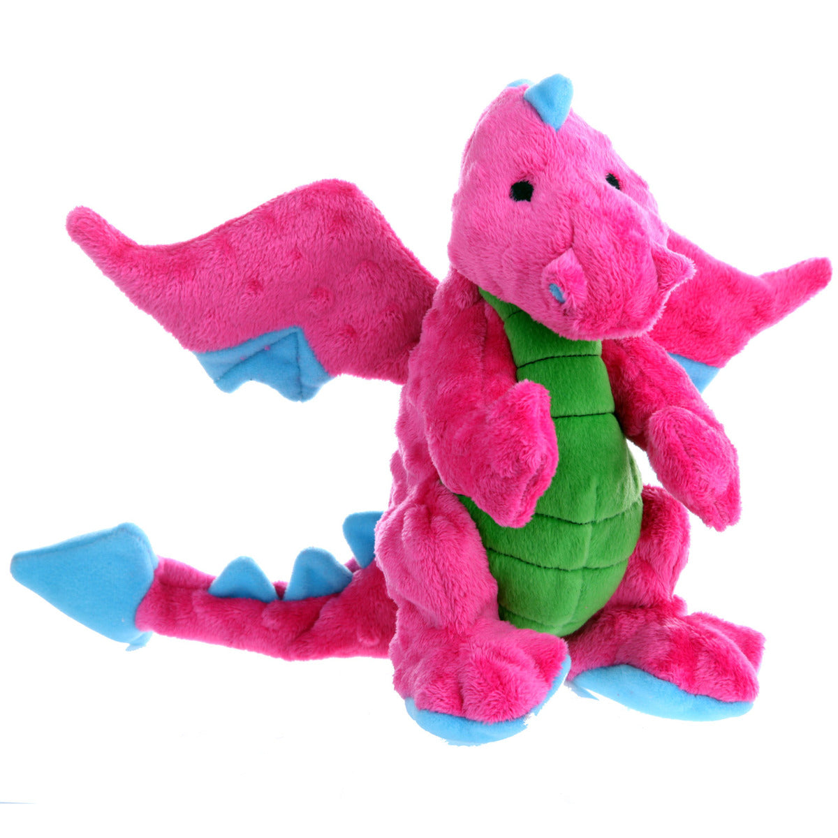 Go Dog Large Scarlet the Dragon Plush Dog Toy with Chew Guard