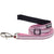 Reflective Bones Pink Dog Leash