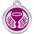 Red Dingo Angel Wings Pet ID Dog Tags