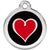 Red Dingo Red Heart Pet ID Dog Tags