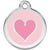 Red Dingo Pink Heart Pet ID Dog Tags