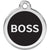 Red Dingo Boss Pet ID Dog Tags