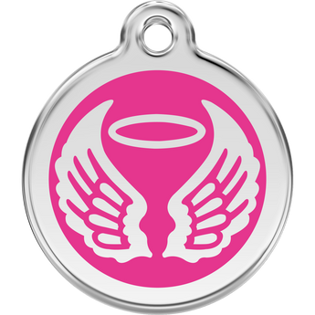 Red Dingo Angel Wings Pet ID Dog Tags
