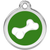 Red Dingo Diagonal Bone Pet ID Dog Tags