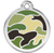 Red Dingo Camo Pet ID Dog Tags