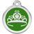 Red Dingo Crown Pet ID Dog Tags
