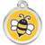 Red Dingo Bumble Bee Yellow Pet ID Dog Tags