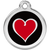 Red Dingo Red Heart Pet ID Dog Tags