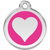 Red Dingo Heart Pet ID Dog Tags