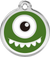 Red Dingo Monster Pet ID Dog Tags
