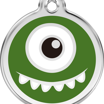 Red Dingo Monster Pet ID Dog Tags