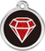 Red Dingo Ruby Pet ID Tag