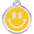 Red Dingo Smiley Face Pet ID Dog Tags