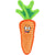 Tuffy Dog Toys Carrot