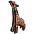 Tuffy Dog Toys Girard the Giraffe JR