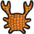 Tuffy Dog Toys Milo the Plaid Crab