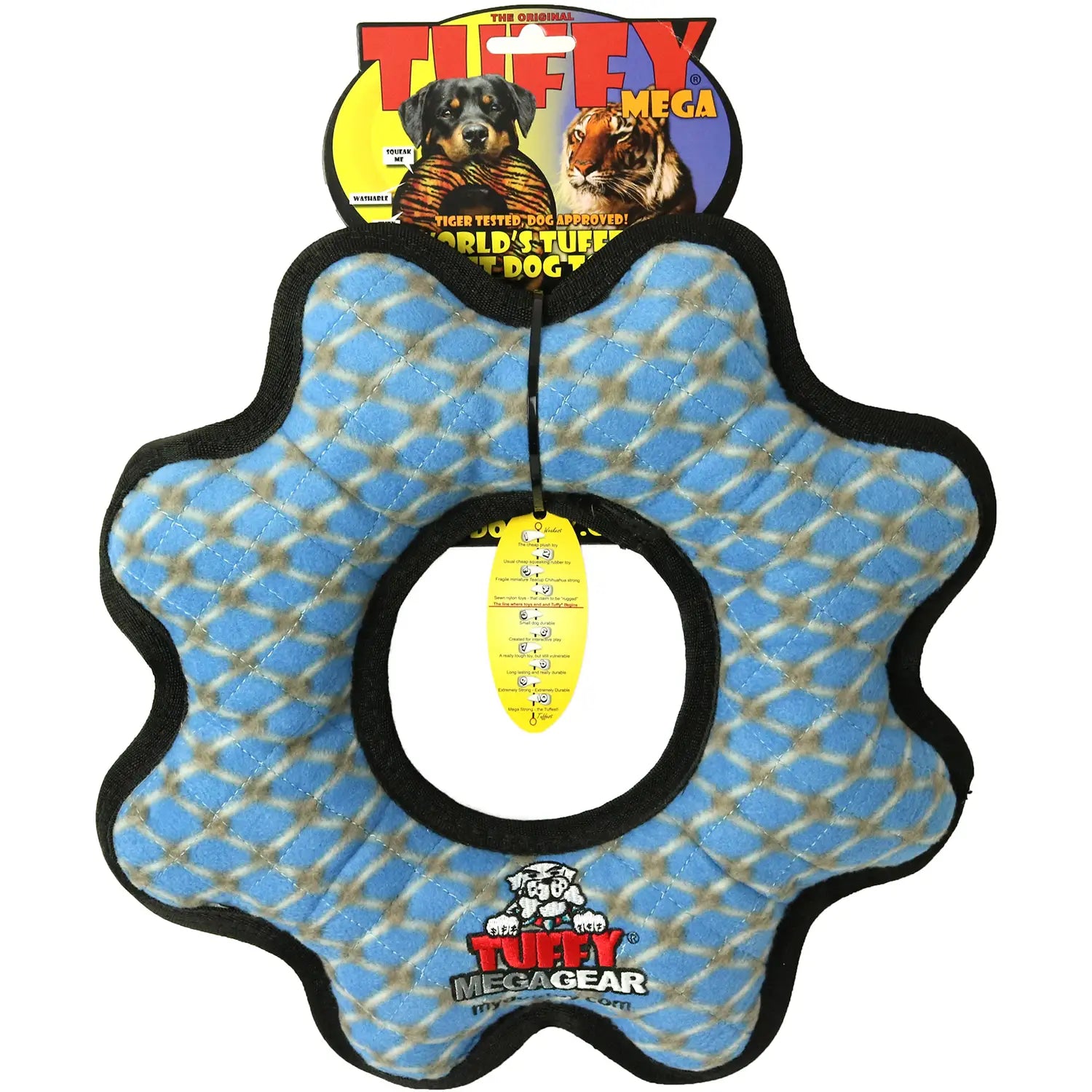 mega gear Tuffy Mega Gear Ring Chain Link Dog Toy