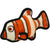 Tuffy Dog Toys Bemo the Clown Fish