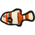 Tuffy Dog Toys Bemo the Clown Fish JR