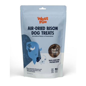 West Paw Air Dried Bison Lung Treats 2.5oz