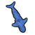 Mammoth Squeaky Shark Dog Toy