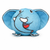 Red Dingo Eric the Elephant Durables Ball