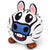 Red Dingo Zoe the Zebra Durables Ball