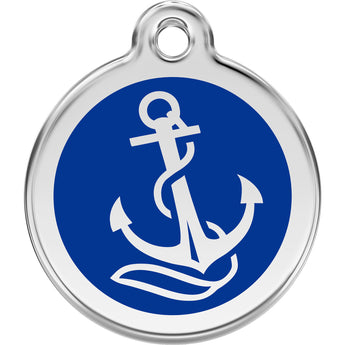 Red Dingo Anchor Pet ID Dog Tags