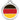 Red Dingo German Flag Pet ID Dog Tags