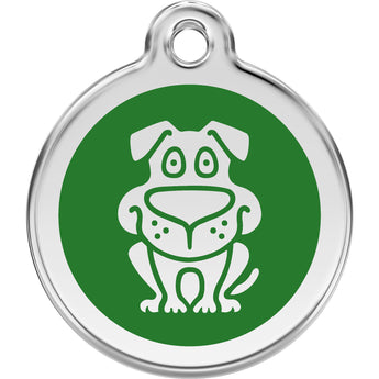 Red Dingo Dog Pet ID Dog Tags