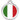 Red Dingo Italian Flag Pet ID Dog Tags