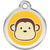 Red Dingo Monkey Pet ID Dog Tag