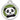 Red Dingo Panda Pet ID Dog Tag