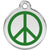 Red Dingo Peace Pet ID Dog Tags