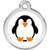 Red Dingo Penguin Pet ID Dog Tag