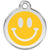 Red Dingo Smiley Face Pet ID Dog Tags