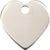 Red Dingo Stainless Steel Heart Pet ID Dog Tags