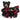 HuggleHounds Buffalo the Black Bear Knottie