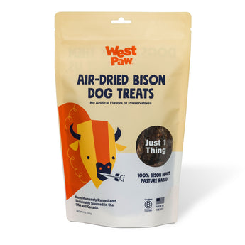 West Paw Air Dried Bison Heart Treats 2.5oz