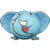 Red Dingo Eric the Elephant Durables Ball