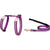 Reflective Fish Purple Cat Harness & Lead Combo