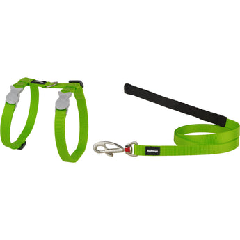 Classic Lime Green Cat Harness & Lead Combo