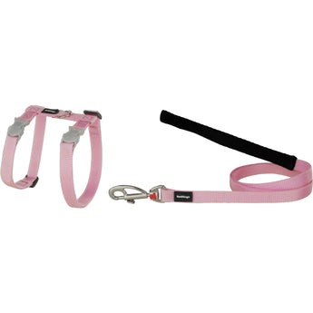 Classic Pink Cat Harness & Lead Combo